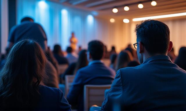 Annual General Meeting in a modern hall